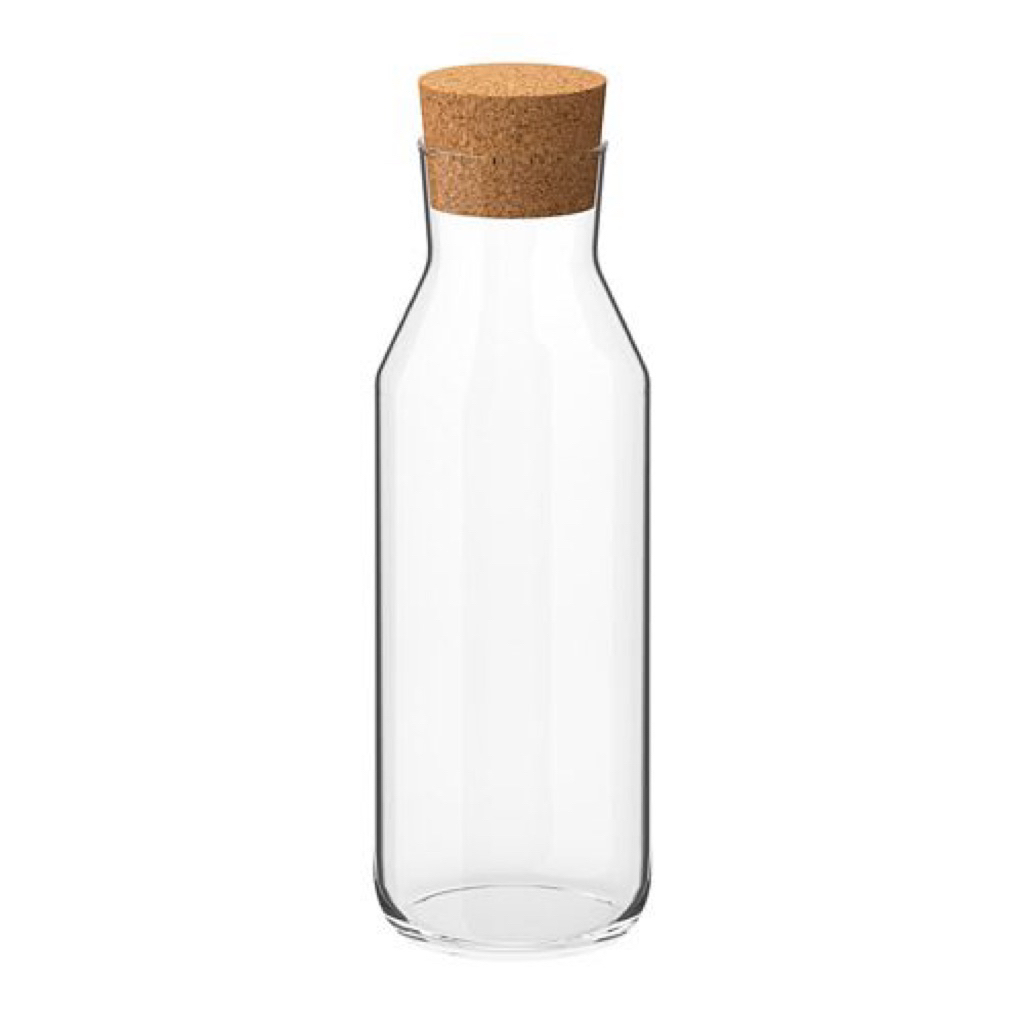 Jar kaca tutup gabus/jar kaca/botol kaca tutup gabus