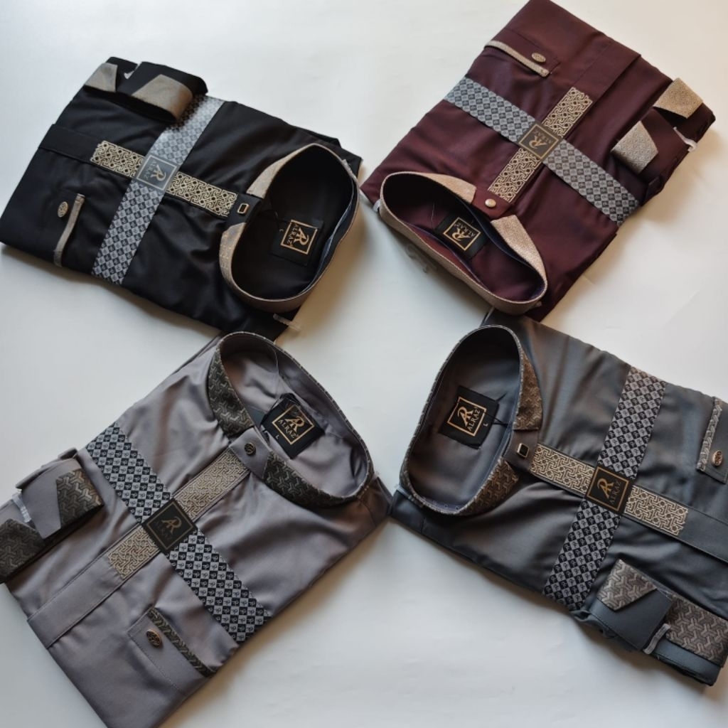 Koko Alraz premium lengan panjang Koko kekinian