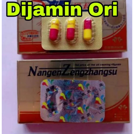 (Privasi Aman)Nangen Zengzhangsu Obat Kuat Pria Herbal Tahan Lama Asli Original