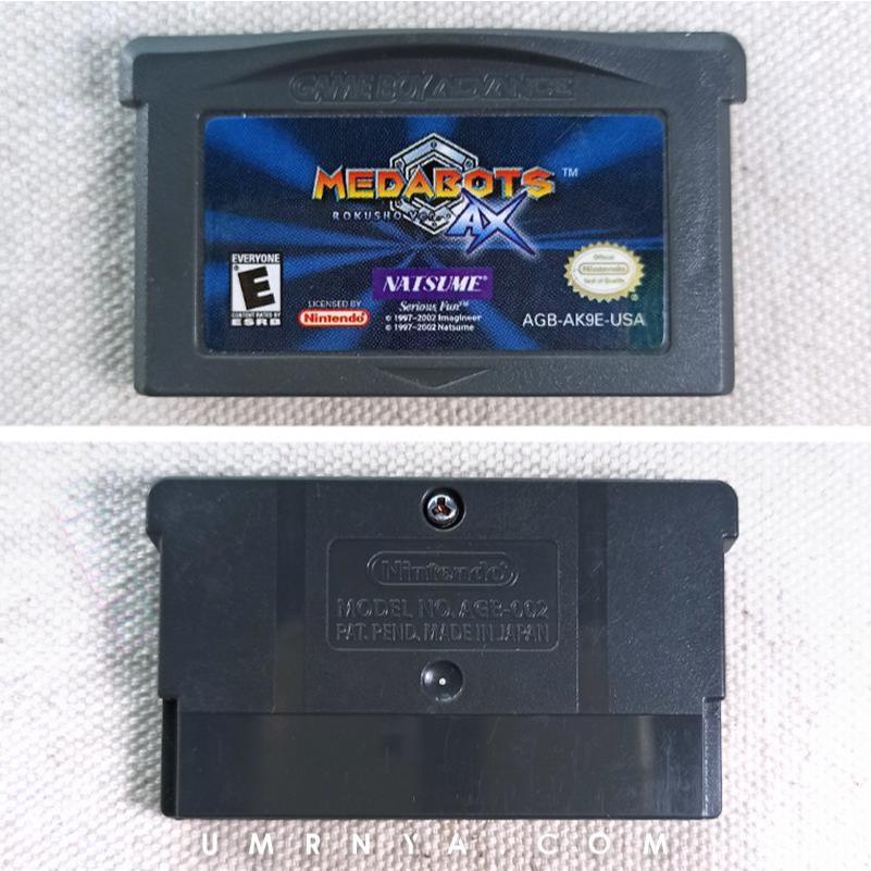 Game GBA Original Nintendo Medabots AX Rokusho Gameboy GBA SP Metabee Medabot