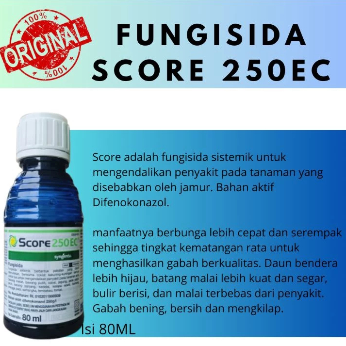 Score 80ml Fungisida Sistemik Efektif Jamur