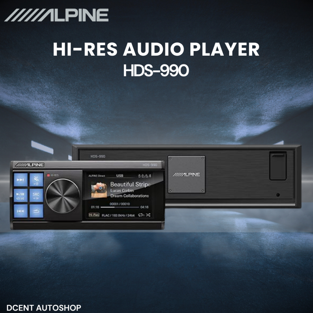 Hi-Res Audio Player Mobil - Alpine HiRes Audio Player HDS-990 - Hi-Res Add-on Player - Pemutar Media