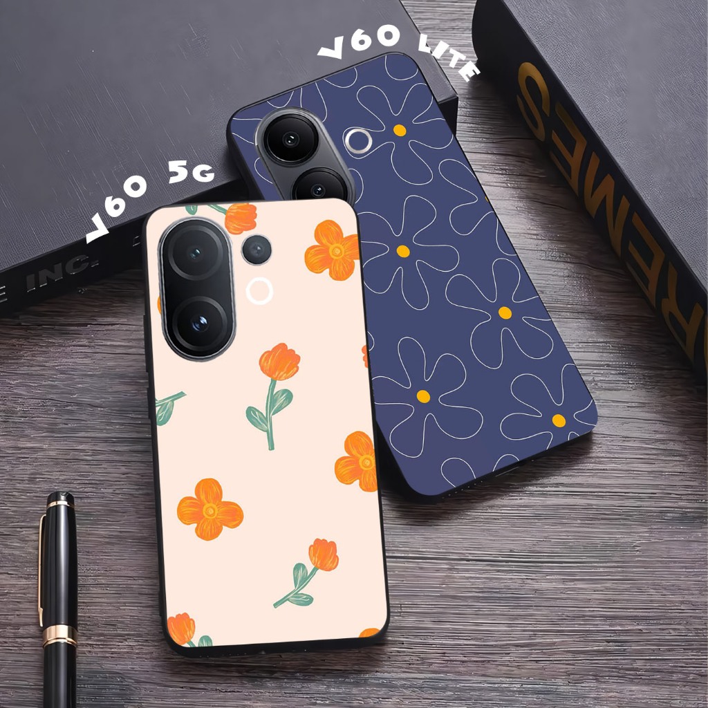 Casing HP Kaca For VIVO V60 & V60 LITE 5G - Case & Pelindung HP [RK238] rumahkesing