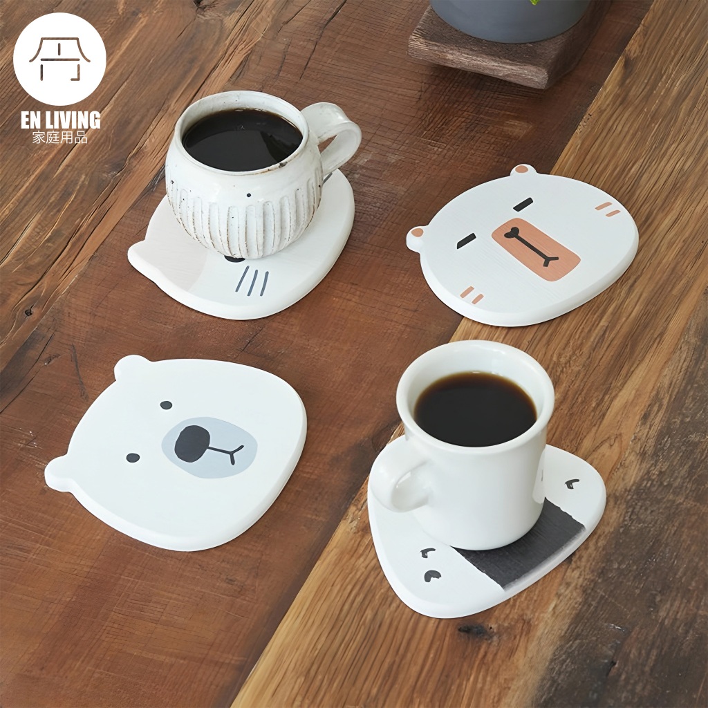 Diatomaceous Cup Coaster / Coaster / Diatomite Coaster / Diatomite Tray / Tatakan Gelas