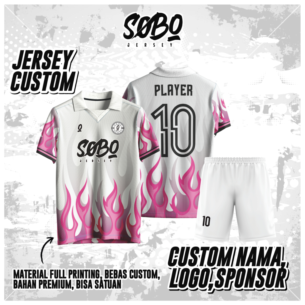 Jersey Sepak Bola | Jersey Futsal | Jersey Voli Custom Free Nama Set