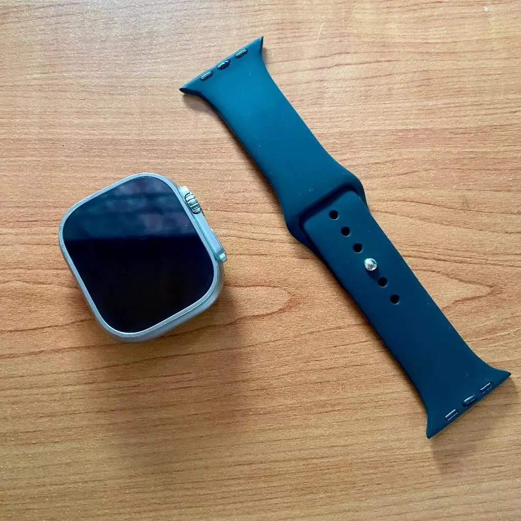 (BS) iWatch Ultra 1 49MM LTE+GPS Titanium Case Bekas Pemakaian