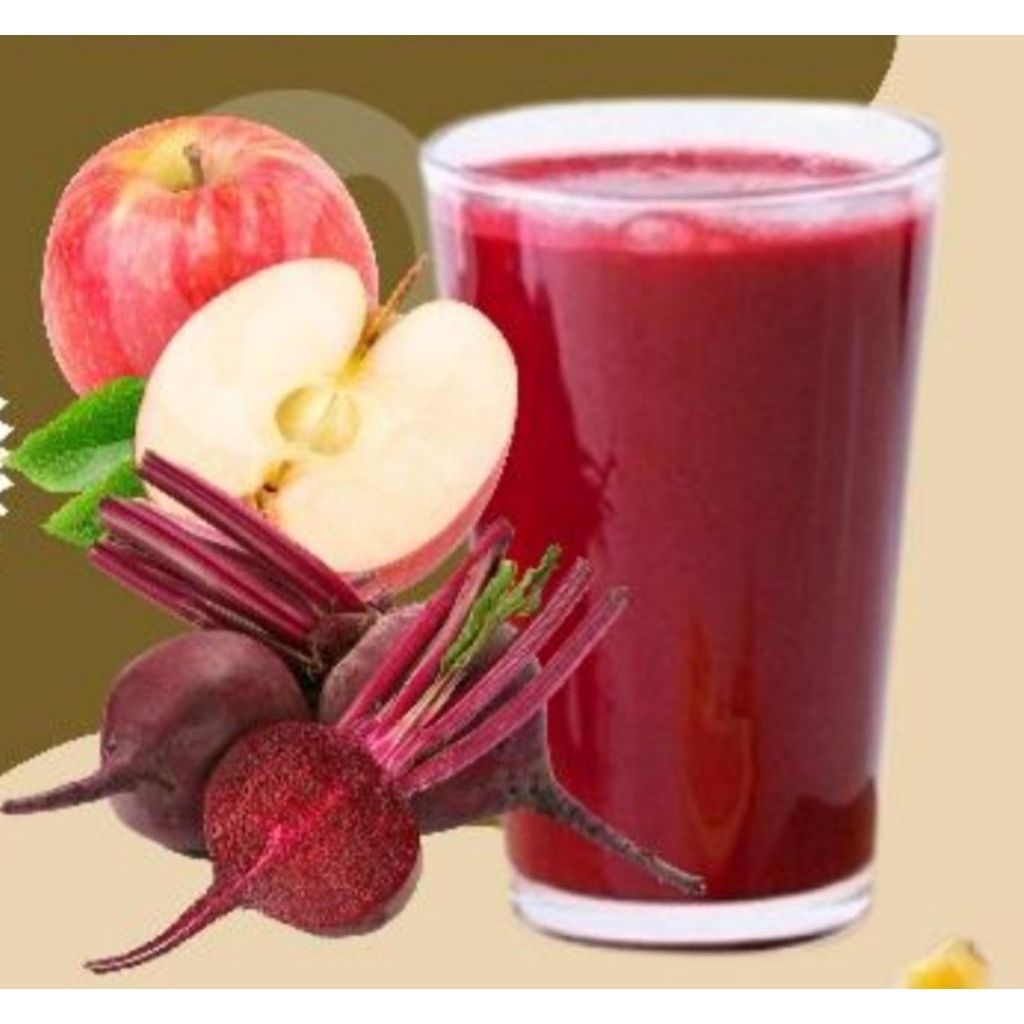Jus Buah Bit dengan Apel Fuji