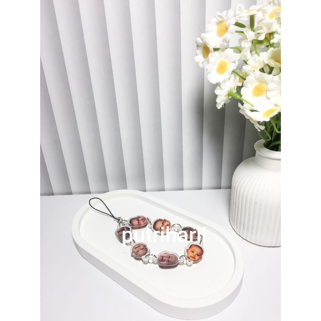 Strap HP Custom Acrylic / Phone Charm HP Custom