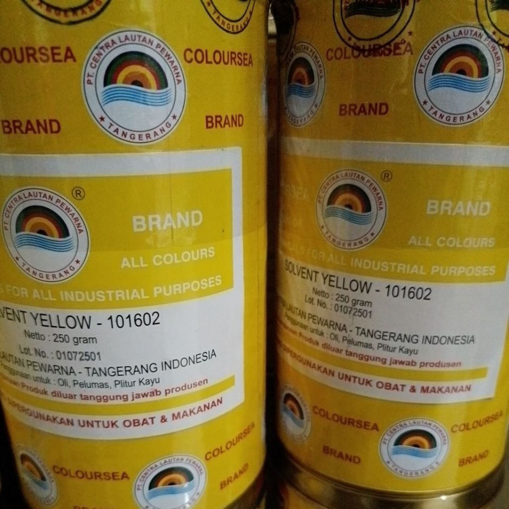 Pewarna Minyak Coloursea Bubuk ( Solvent Yellow / Kuning 101602)