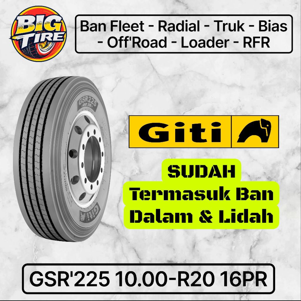 Ban Truk GITI GSR225 10.00-20 16PR