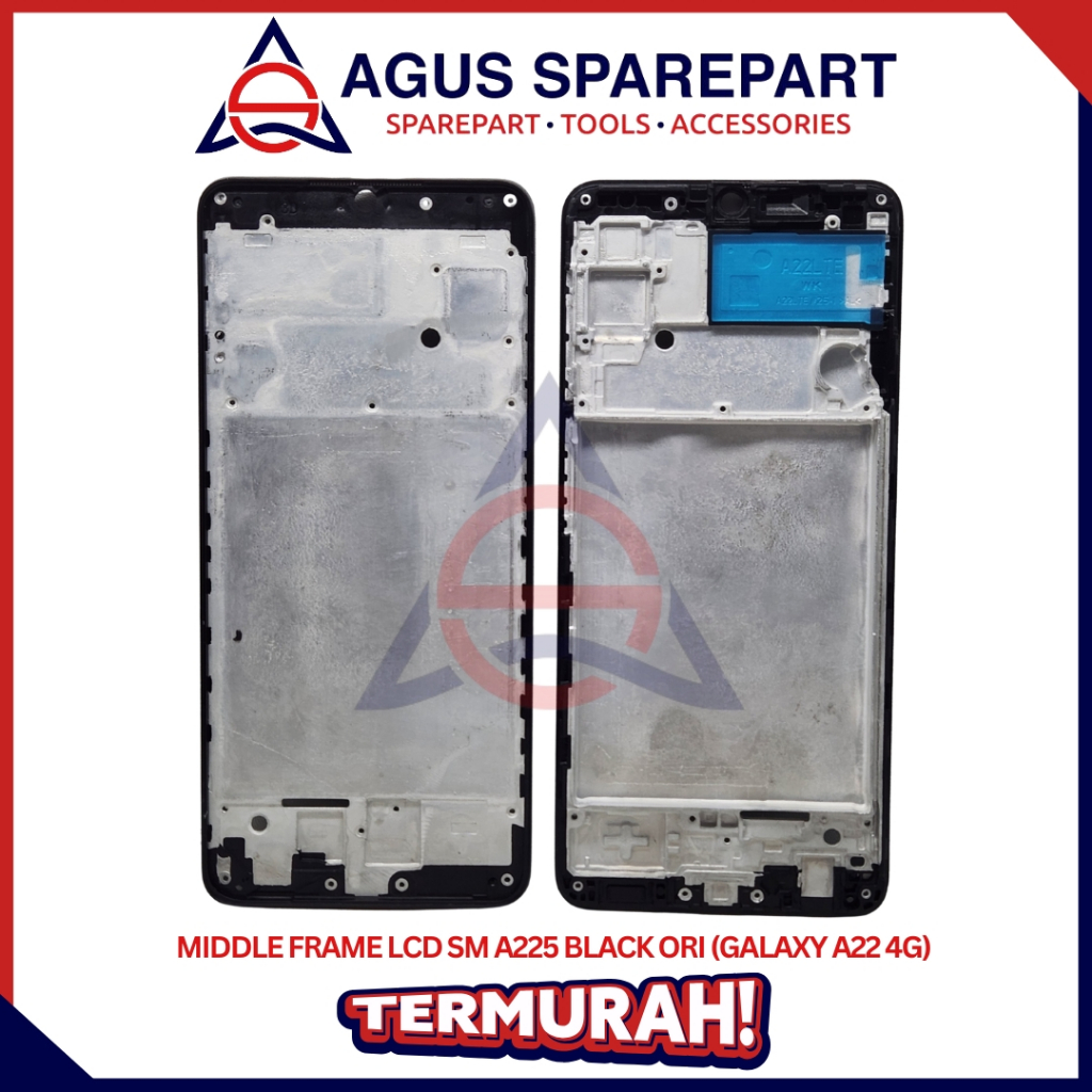 MIDDLE FRAME LCD SAMSUNG A225 / GALAXY A22 4G ORI / DUDUKAN LCD