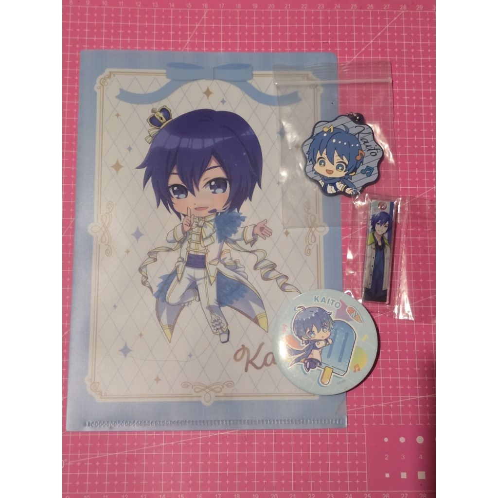 kaito Vocaloid prosekai proseka project sekai keychain gantungan kunci pick badge pin official merch