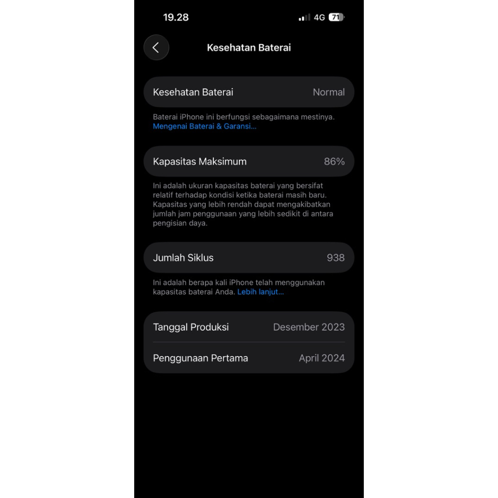 iphone 15 pro ibox 128gb second