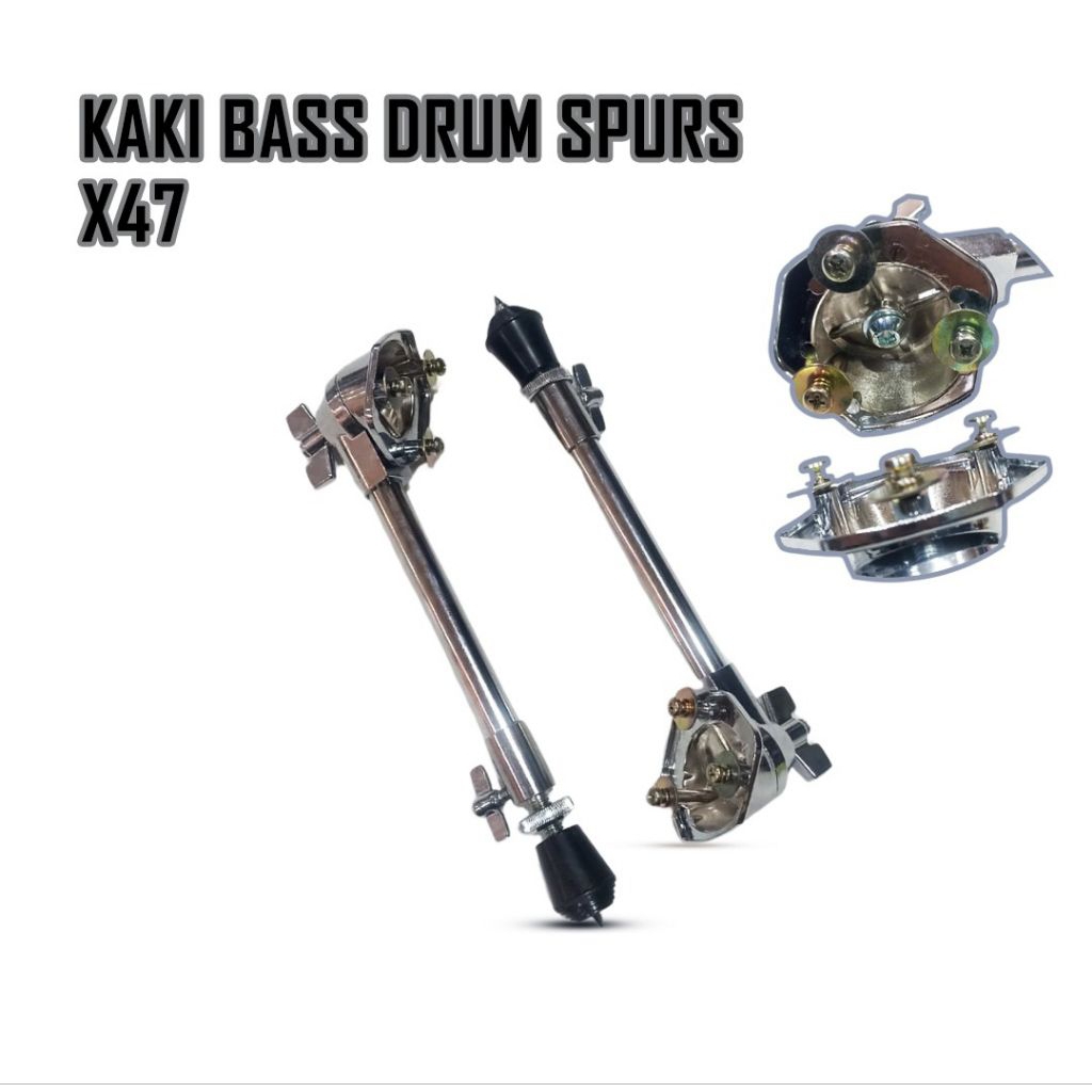 kaki bass drum bass drum leg bass drum spurs X47