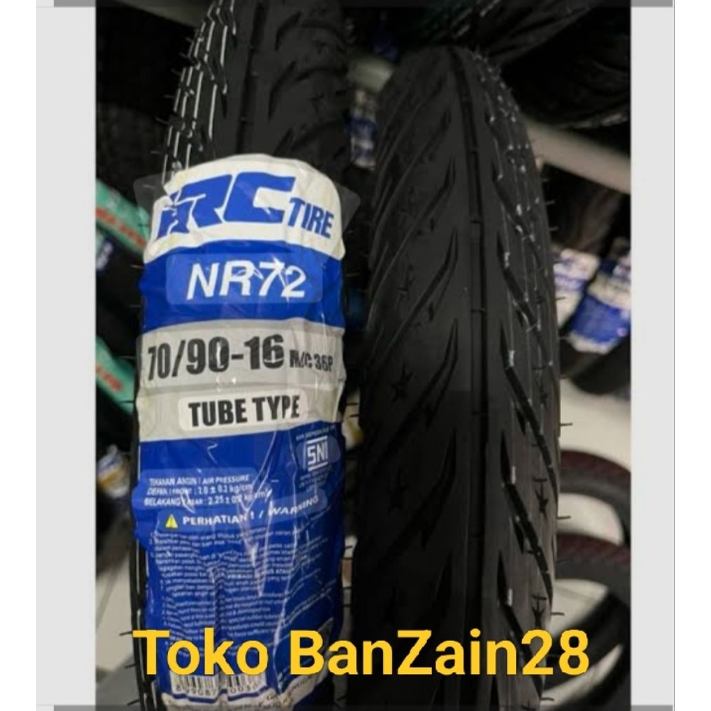 BAN LUAR RING 16 IRC NR72 JENIS MOTOR NOUVO SKYWAVE HAYATE DLL