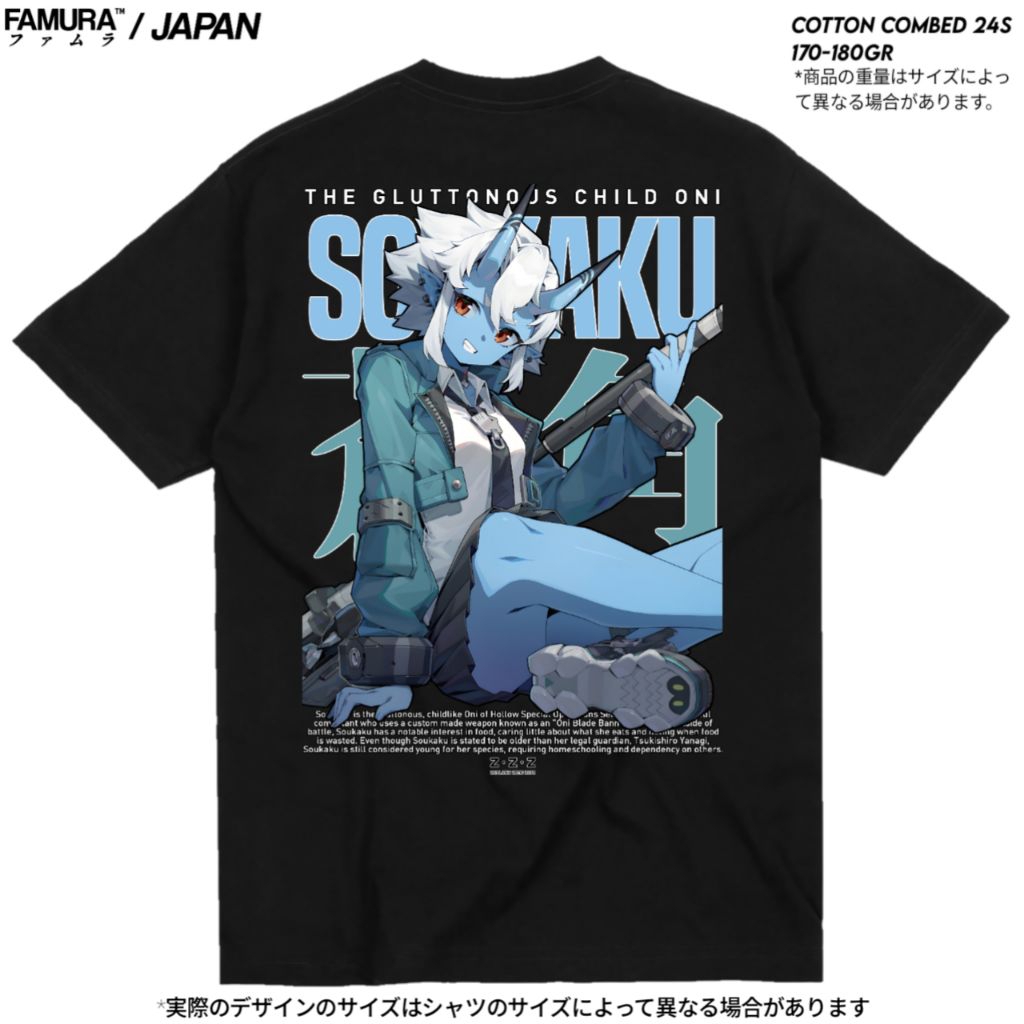 FAMURA T-Shirt / Kaos Game Baju Soukaku ZZZ Zenless Zone Zero