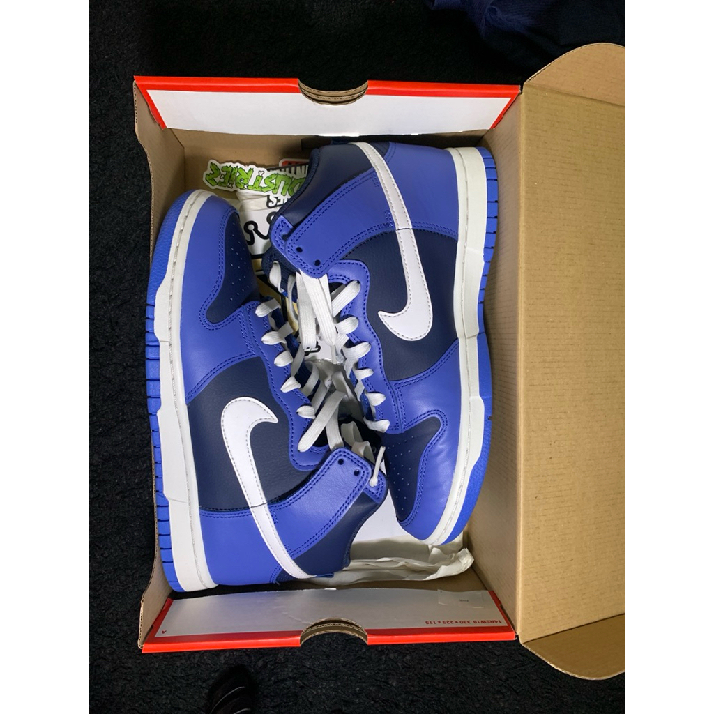 Nike Dunk High Retro blue/white (second)