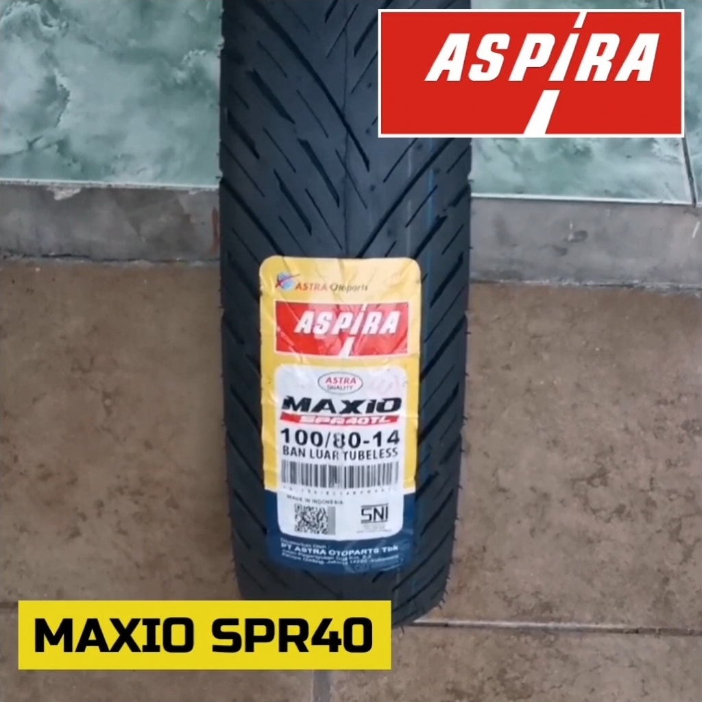 Paket Ban Tubeless Aspira Maxio Mio Soul GT  DLL 80/80-14 90/80-14 100/80-14