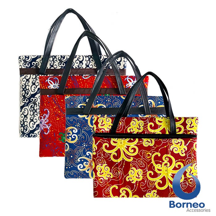 Tas Laptop Seminar Kain Batik Kalimantan