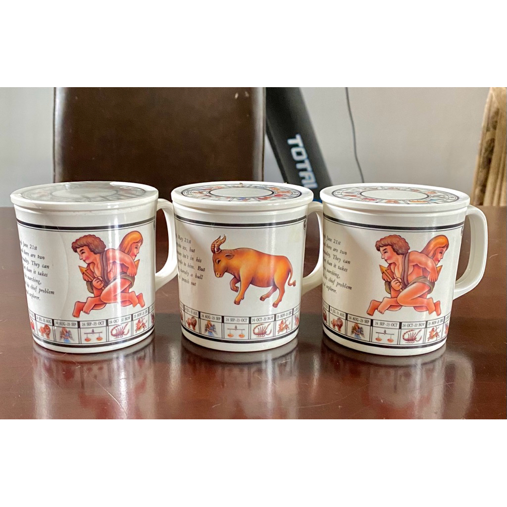 Vanda Zodiac Melamine Mug (Vintage Collection) Price per piece.