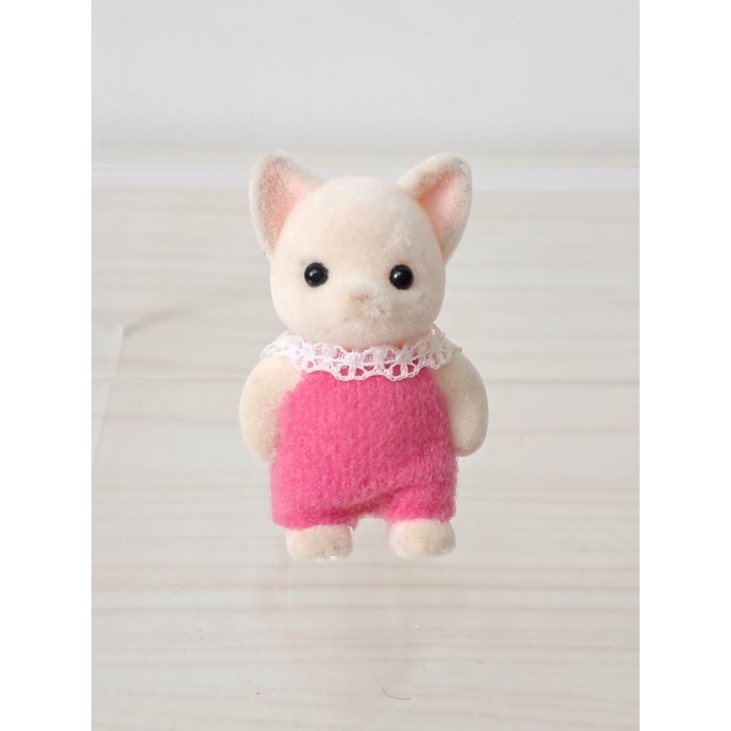 Sylvanian Families - Chihuahua Dog Baby Standing Baju Pink Fuschia