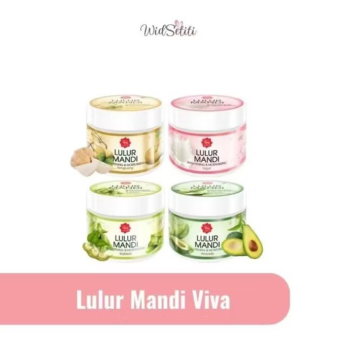 VIVA LULUR MANDI WHITENING & MOISTURIZING/VIVA LULUR MANDI/VIVA BODY SCRUB/LULUR MANDI VIVA/BODY SCR