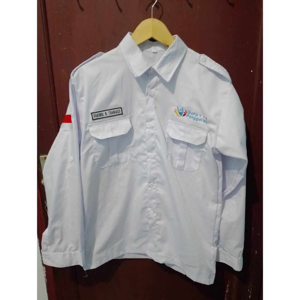 Baju Pdh Bordir Custom Bahan JAPAN DRILL UK S-JUMBO