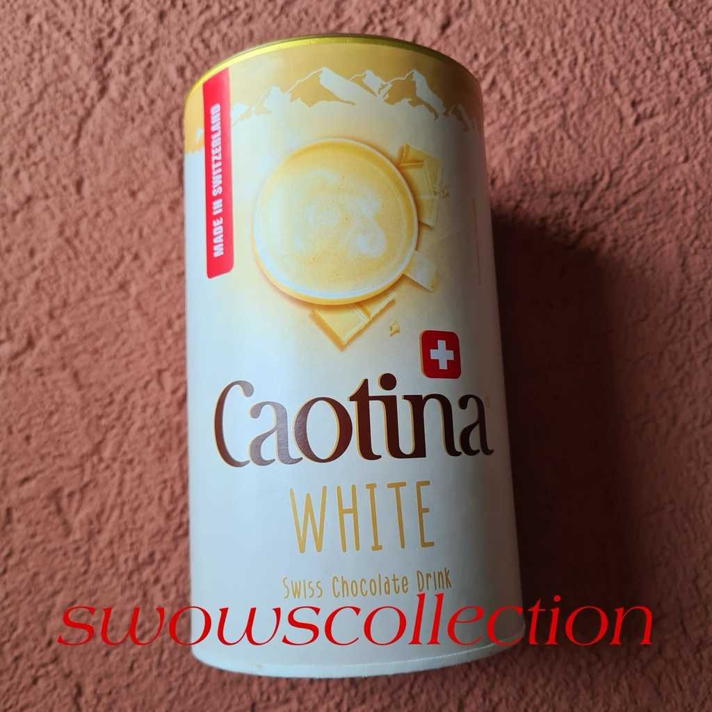 CAOTINA SWISS WHITE CHOCOLATE MILK DRINK POWDER SUSU BUBUK COKELAT COKLAT PUTIH