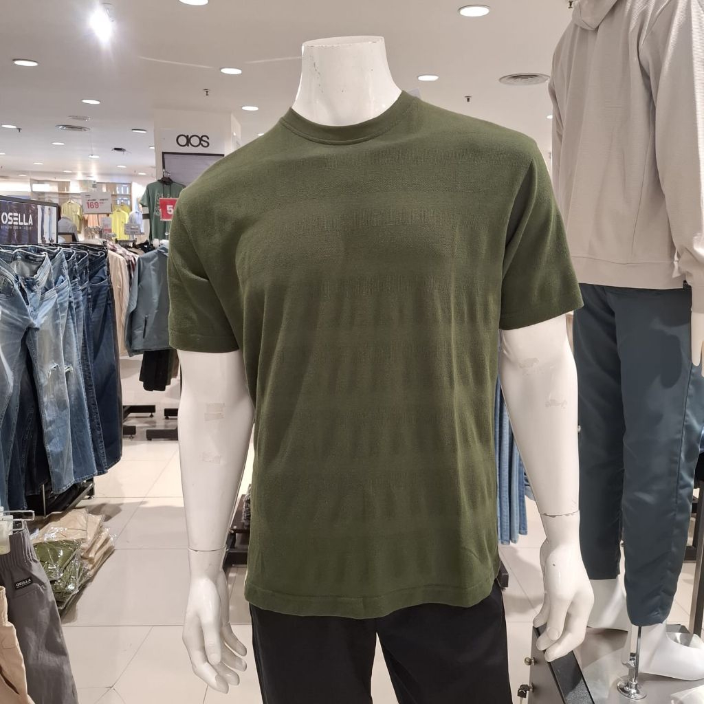 Osella Baju Pria Dewasa Kaos Lengan pendek Polos Original New