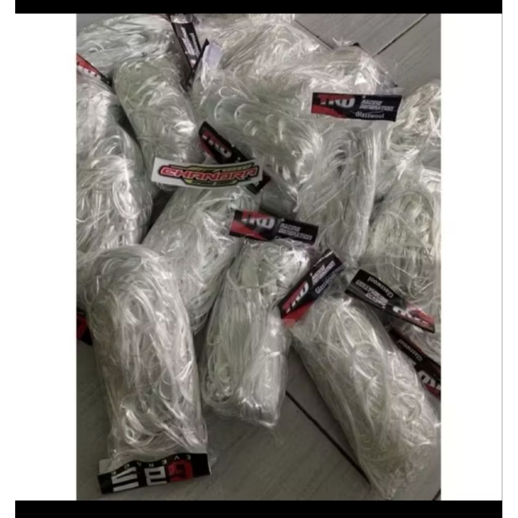 GLASSWOOL KNALPOT RAMBUT NENEK 200 GRAM // GLASSWOOL KNALPOT MOTOR DAN MOBIL RAMBUT NENEK // GLASSWO