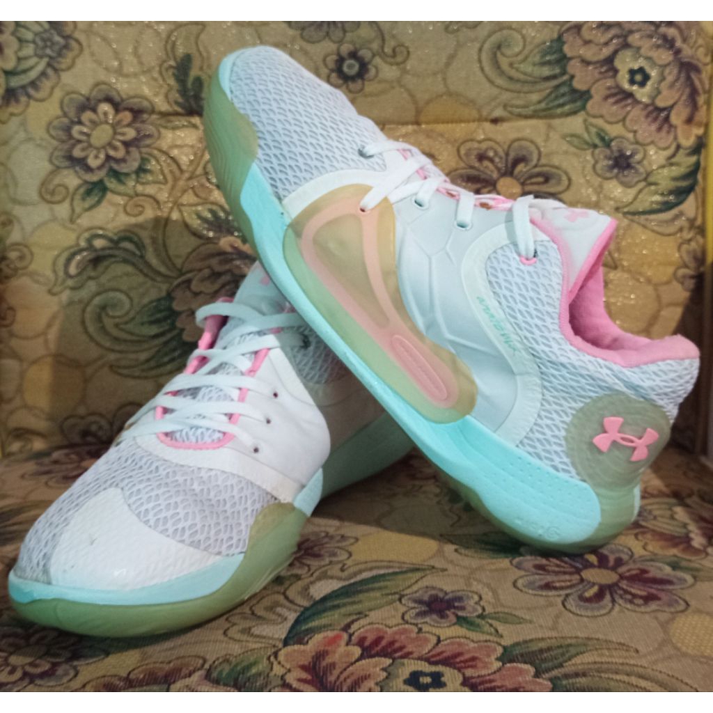 SEPATU BASKET SECOND UA ANATOMIX SPAWN 2 SIZE 46 INSOLE 30