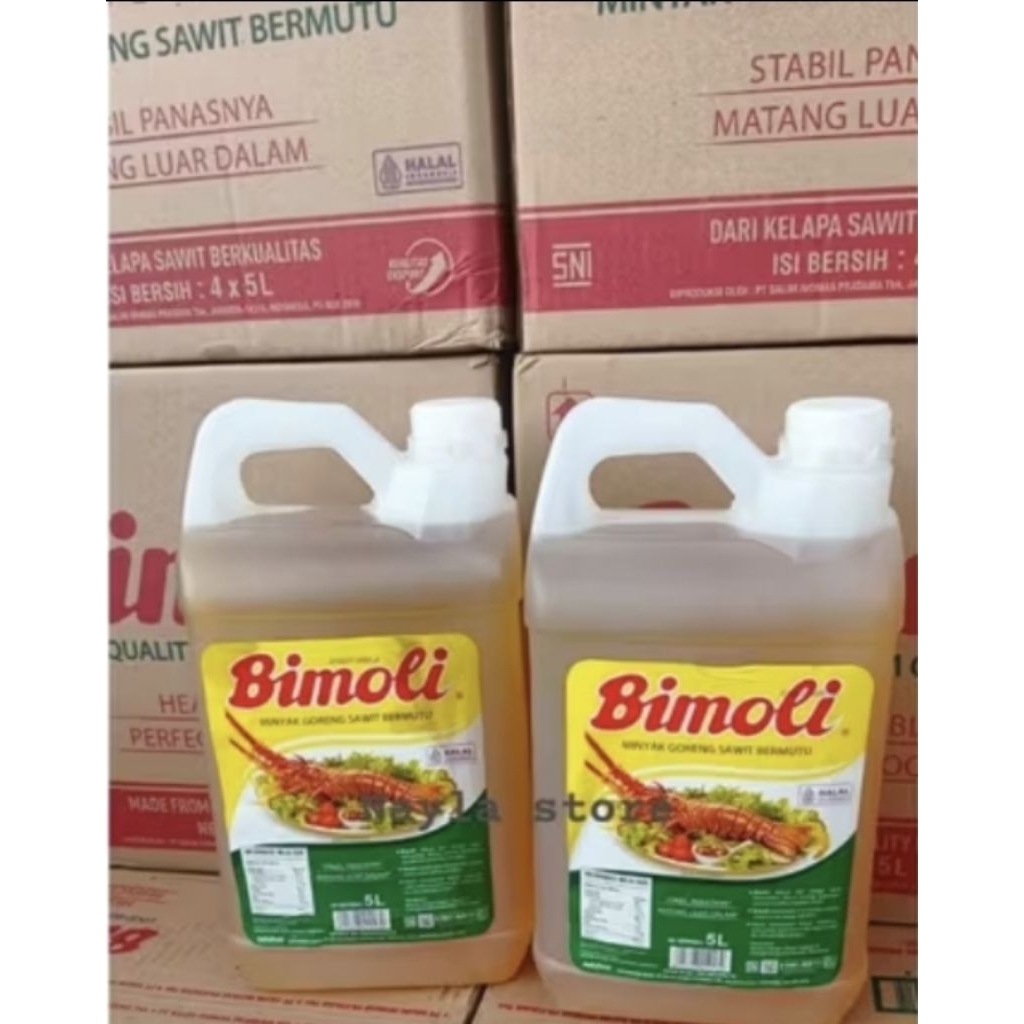 1DUS MINYAK GORENG BIMOLI 5LITER 4JIRIGEN