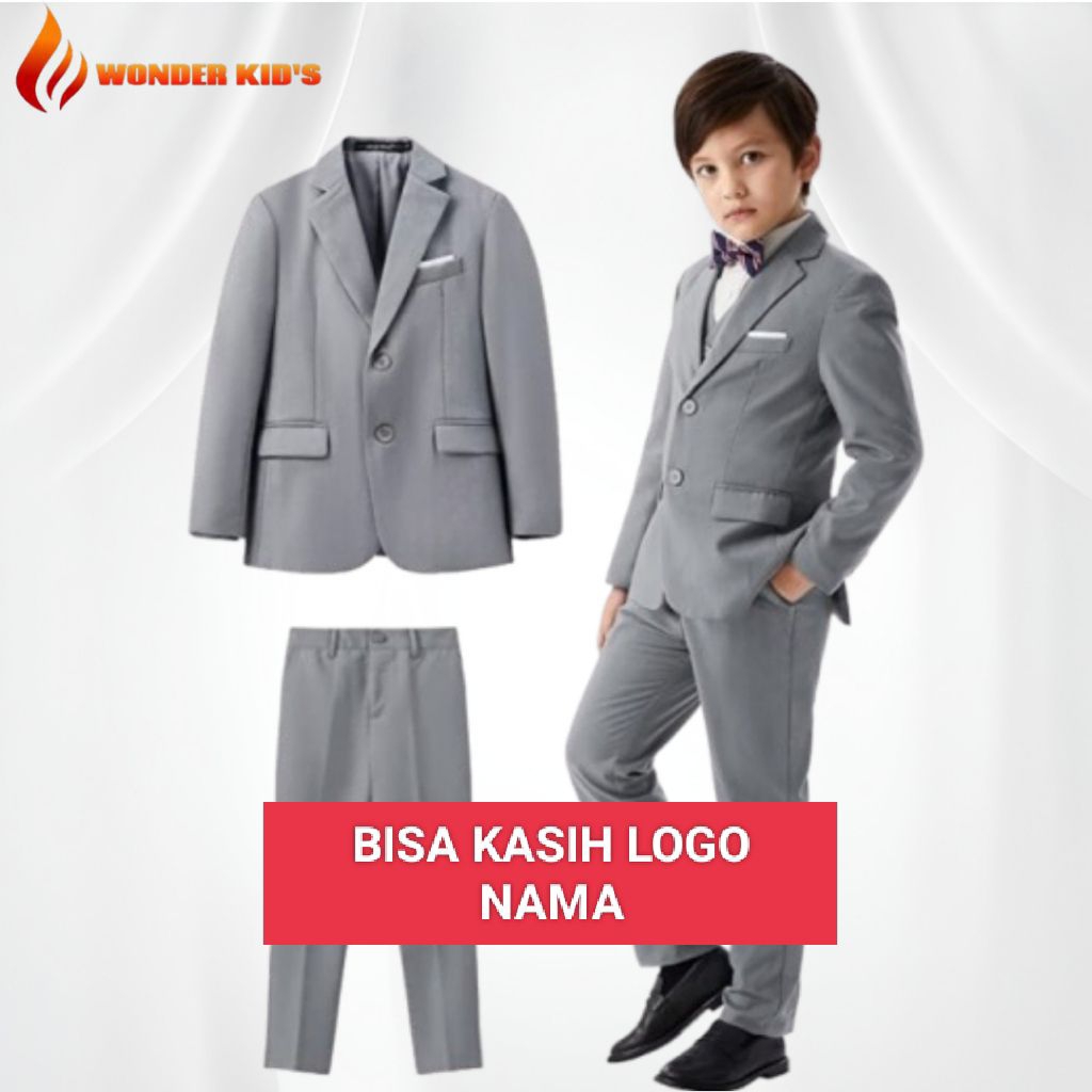 SETELAN BLAZER ANAK ANAK JAS WISUDA  JASPORMAL PULL PURING