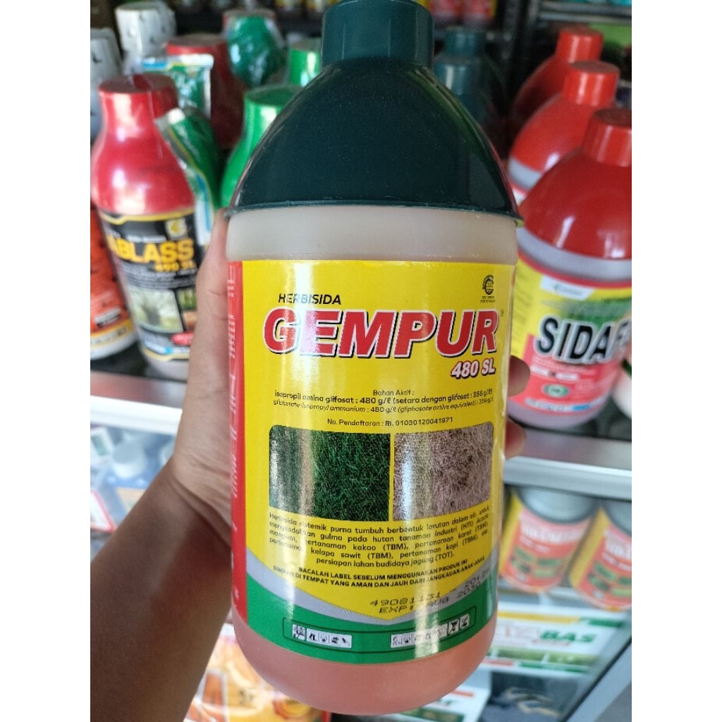 Herbisida Gempur 1 liter original libas rumput