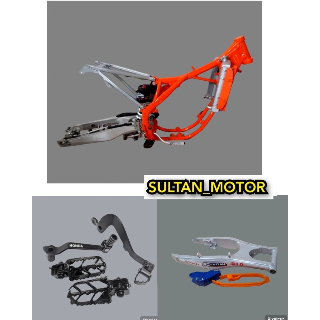 rangka.replika ktm 250.&swing.arm.lislas..komplit