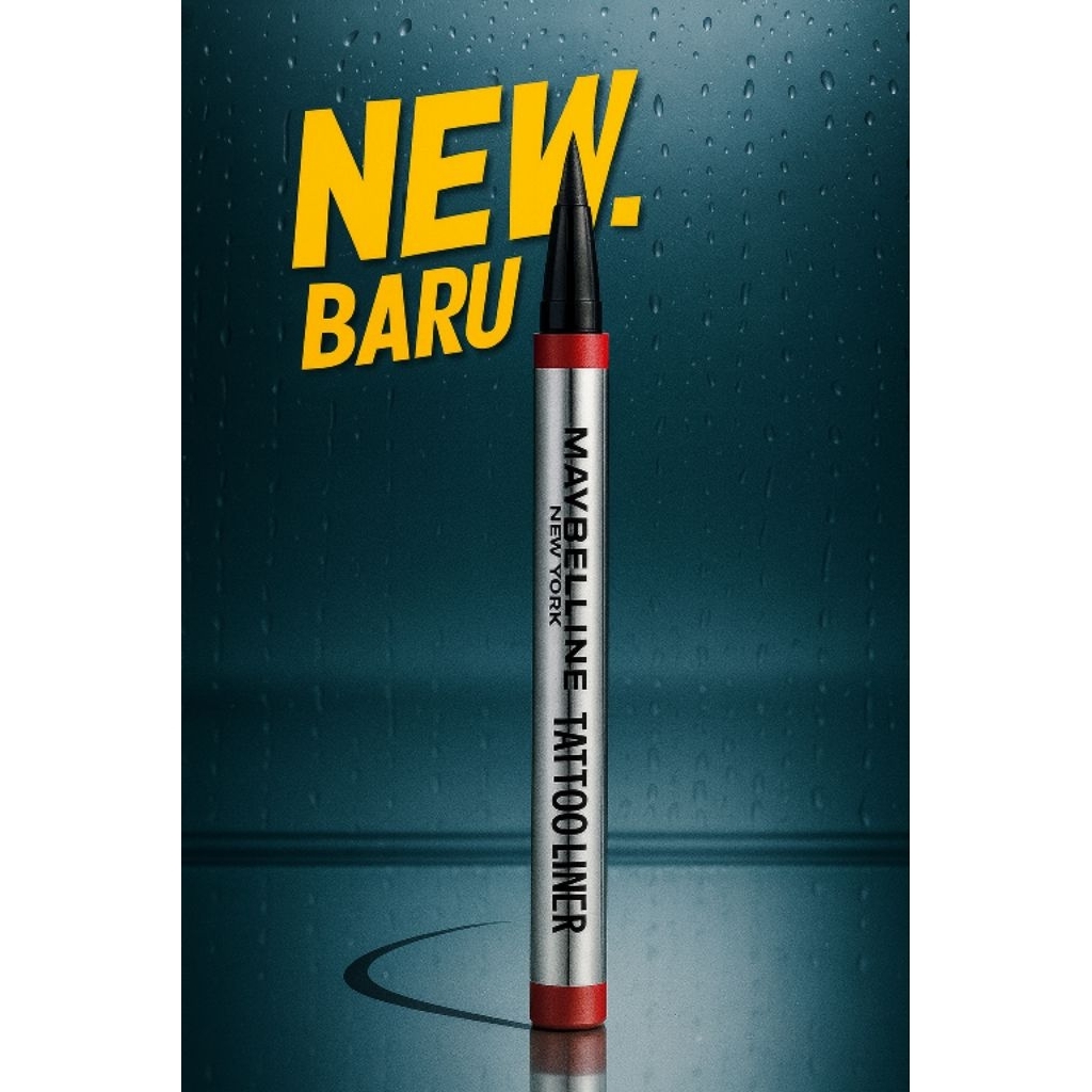 Eyeliner Ori Maybelline Tatto Liner Hyper impact (DiskonKilat)