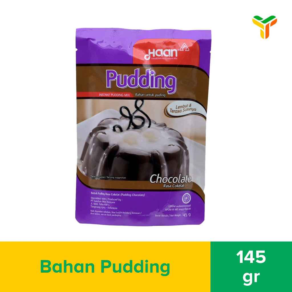 Haan Puding Coklat Pouch 130 Gram