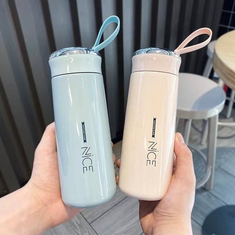 Botol Minum NICE 420ml Kaca Botol Souvenir Pernikahan Bottle Murah Botol Lucu Anak Botol Kecil Tumbl