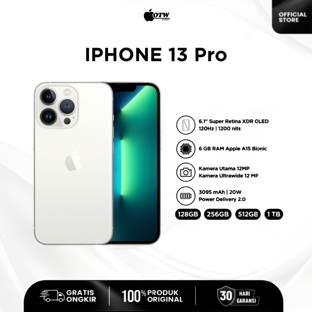IPhone 13 Pro | 128GB | 256GB | Second Like New Bergaransi