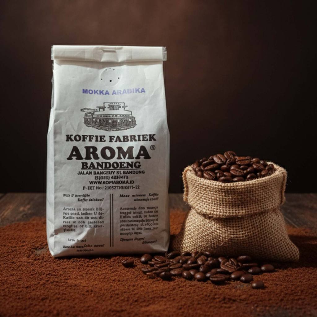 KOPI AROMA ARABIKA BANDUNG 250 gr - KOFFIE FABRIEK AROMA BANDOENG