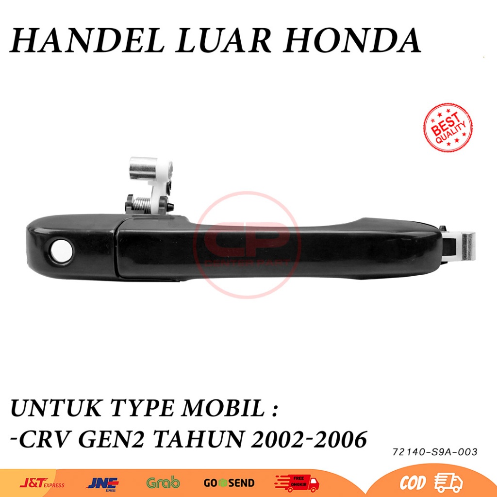 Handle Handel Pintu Luar Tarikan Pintu Luar Depan Belakang Crv Gen2 2002 2003 2004 2005 2006