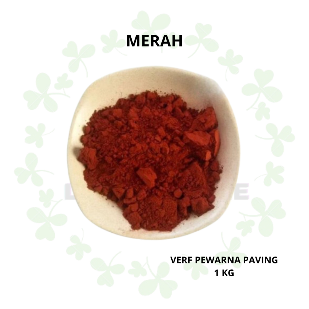 Verf Merah 1kg Pewarna Paving Semen Batako Genteng