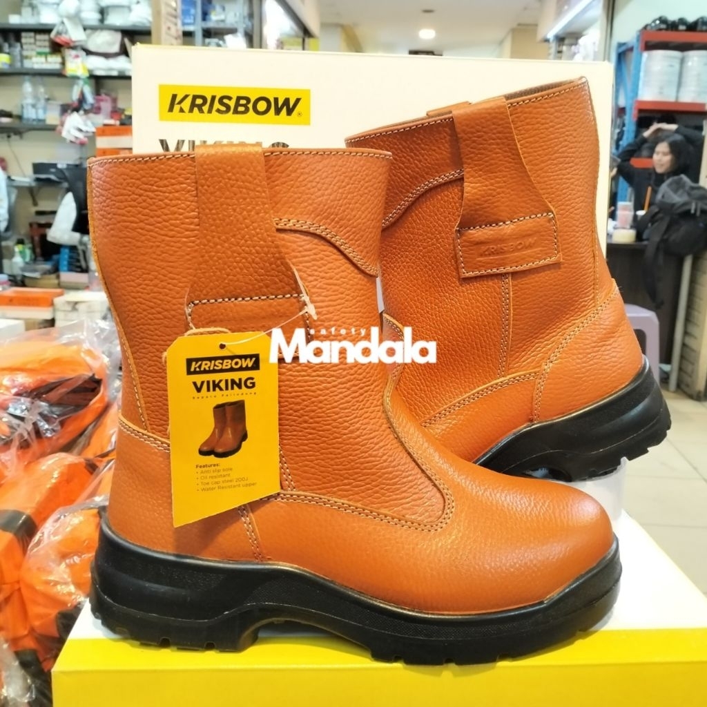 Sepatu Safety Boot Krisbow Viking Original / Safety Boot Viking Krisbow Berkualitas