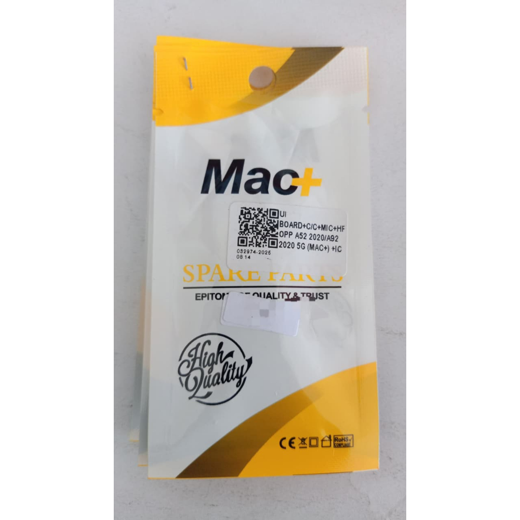 BOARD CES+MIC+HF OPPO A52 2020/A92 2020 5G (MAC+)
