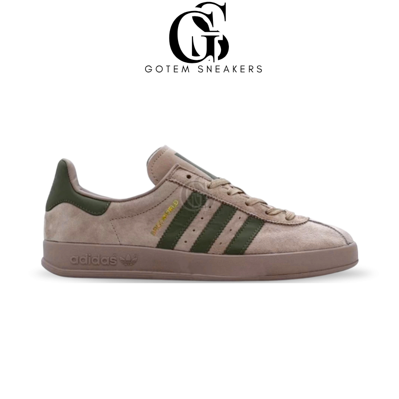 GOTEMSNEAKERS. – Sepatu Adidas Broomfield Raw Khaki Green Sneakers Authentic