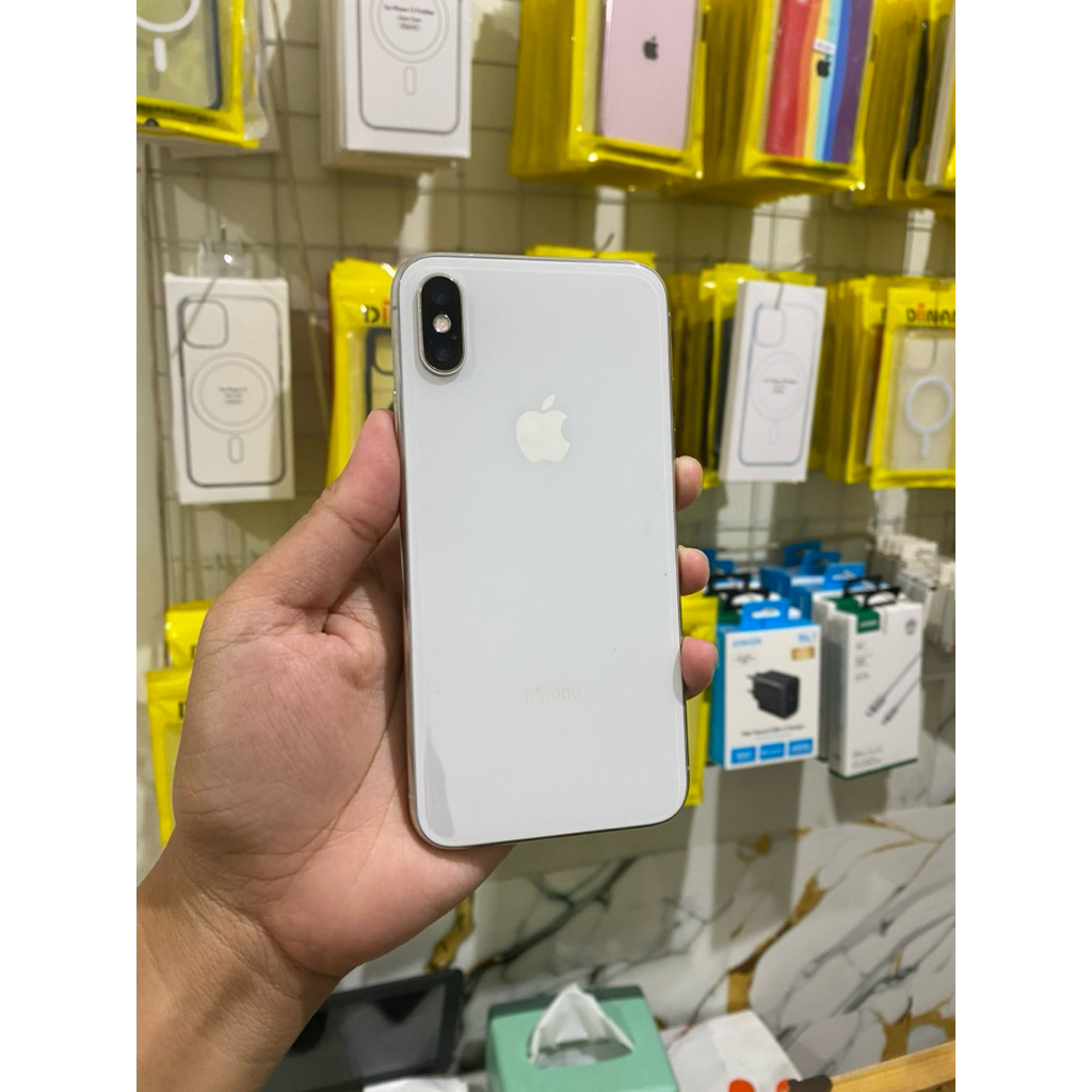 Iphone X 256 silver ibox