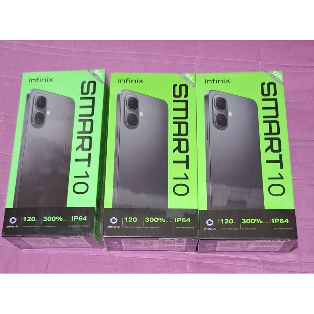 Infinix Smart 10 ram 4/64 dan ram 4/128gb Garansi Resmi