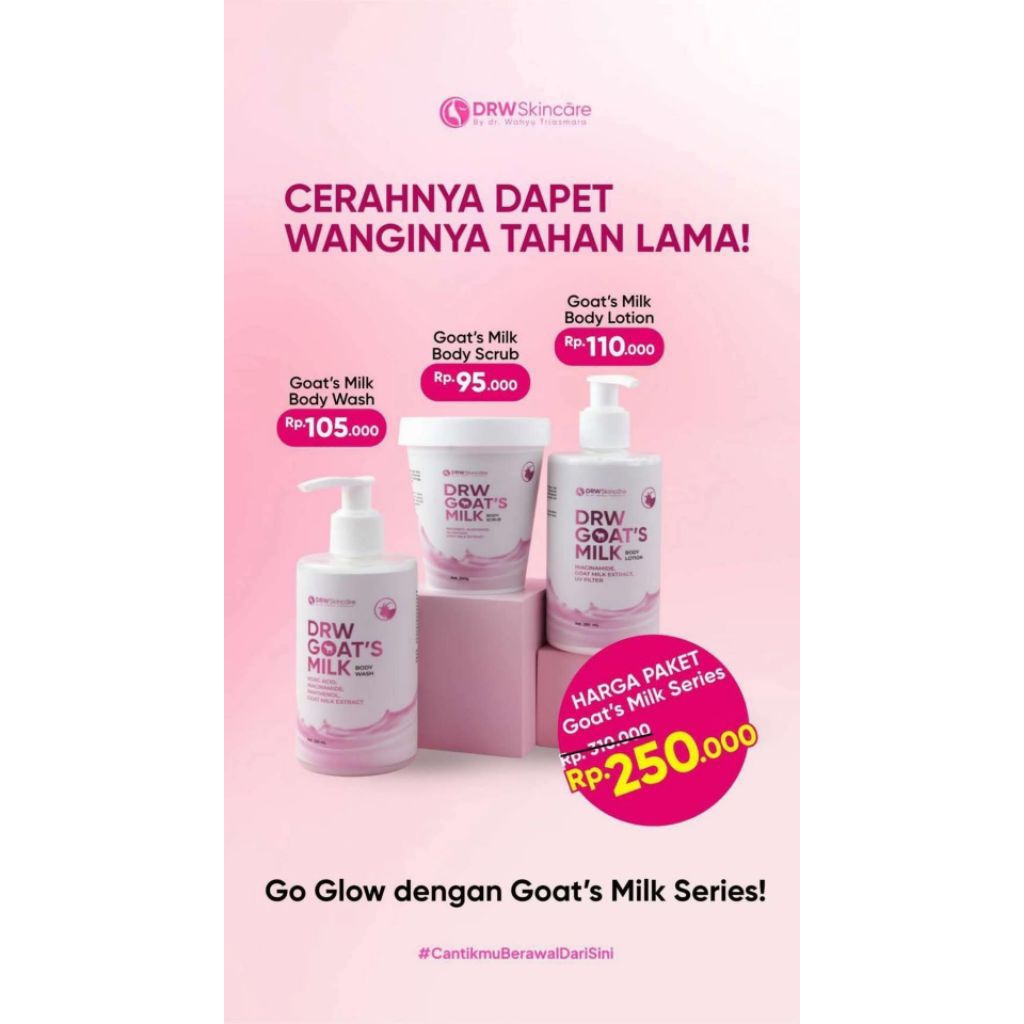 [DRW ORI 100%] Pkt HB Dosting/Pkt HB Goat series/Pkt Body super lengkap