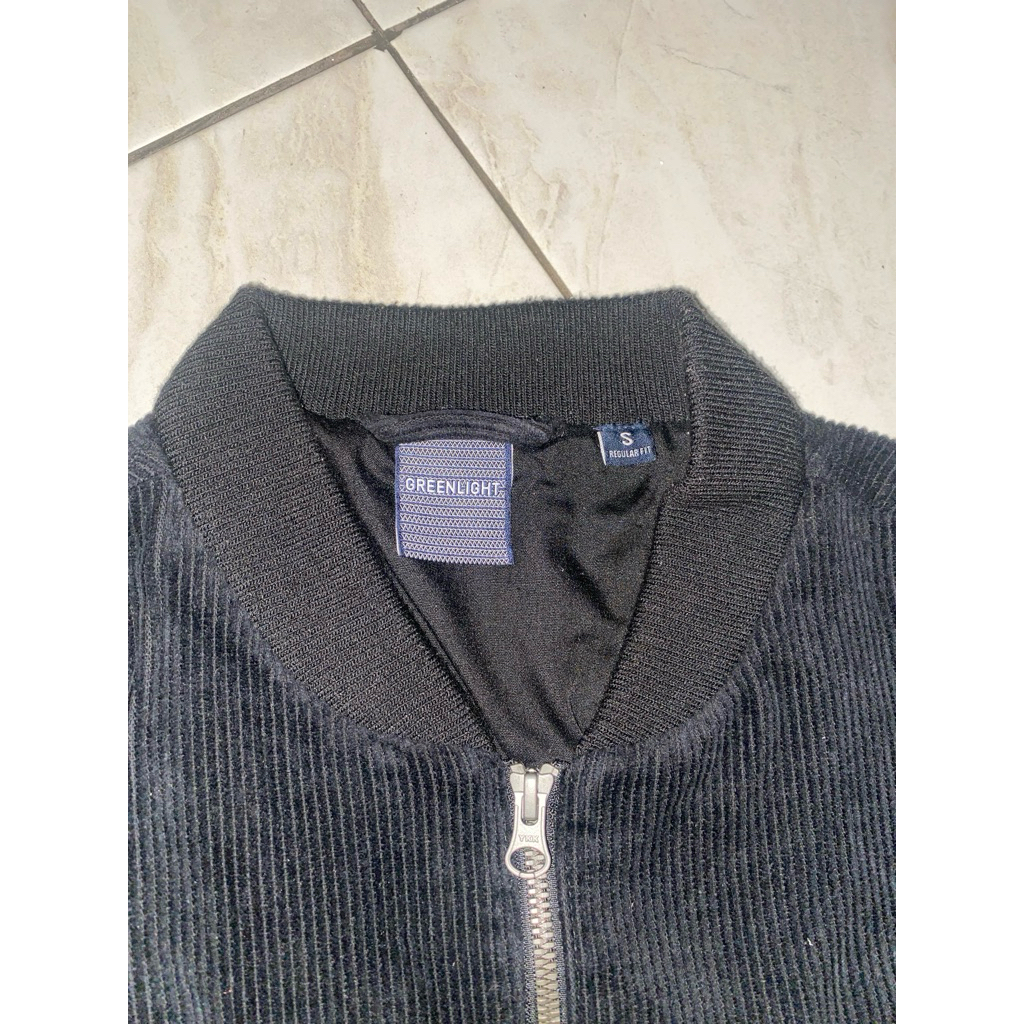 Bomber jacket corduroy greenlight