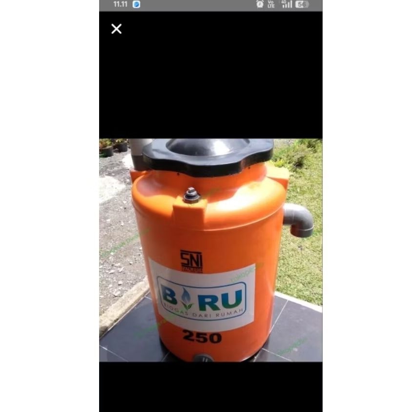 Biogas Digester 250 L Portable